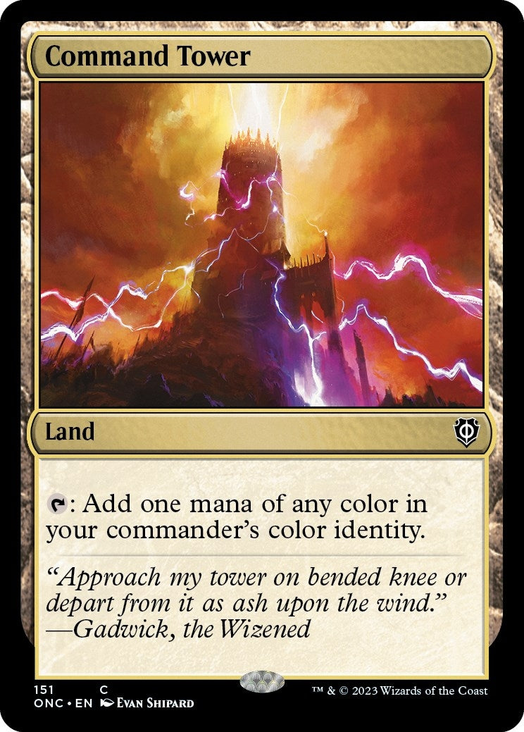Image for Command Tower (151) (Commander: Phyrexia: All Will Be One) - Magic: The Gathering