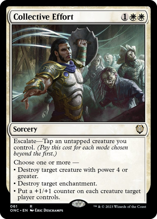 Image for Collective Effort (61) (Commander: Phyrexia: All Will Be One) - Magic: The Gathering
