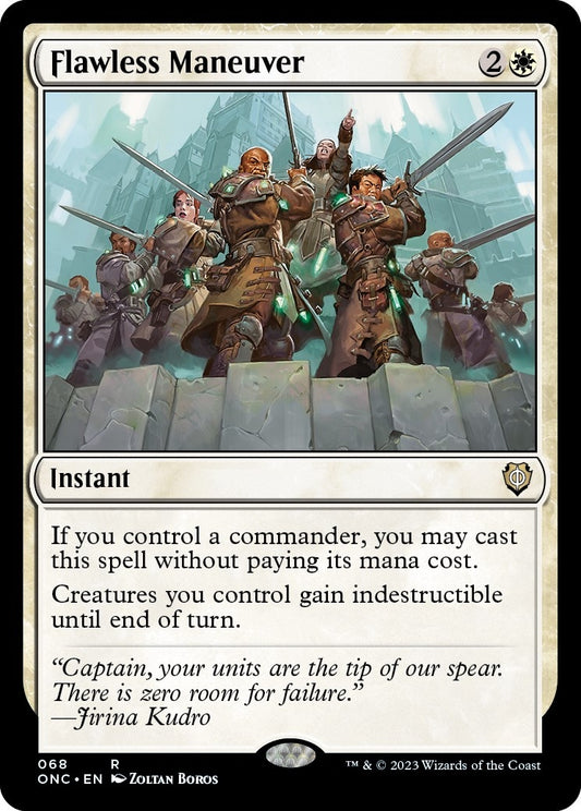 Image for Flawless Maneuver (68) (Commander: Phyrexia: All Will Be One) - Magic: The Gathering