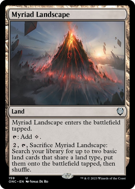 Image for Myriad Landscape (159) (Commander: Phyrexia: All Will Be One) - Magic: The Gathering