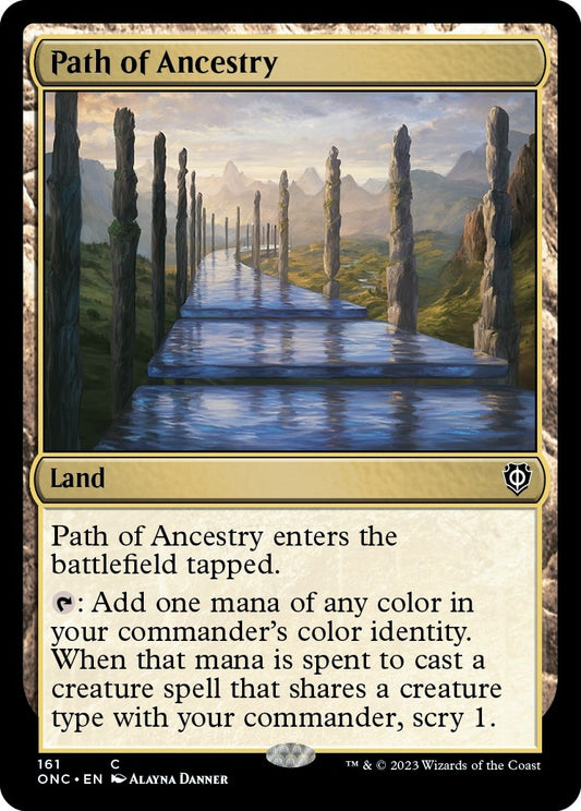 Image for Path of Ancestry (161) (Commander: Phyrexia: All Will Be One) - Magic: The Gathering