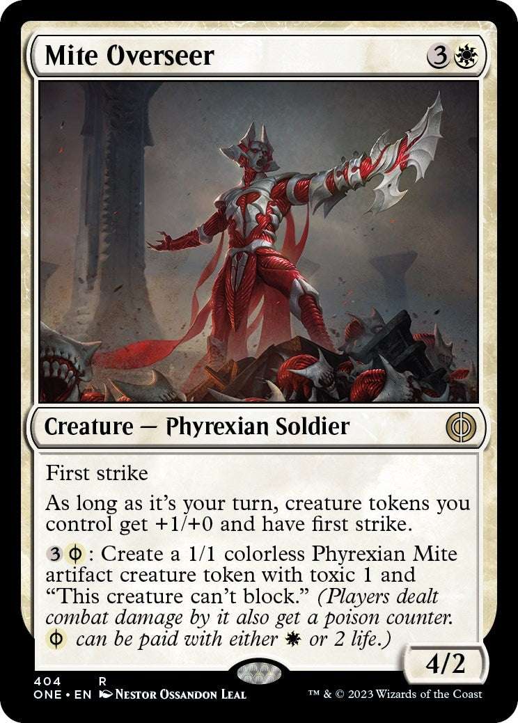 Image for Mite Overseer (404) (Phyrexia: All Will Be One) - Magic: The Gathering