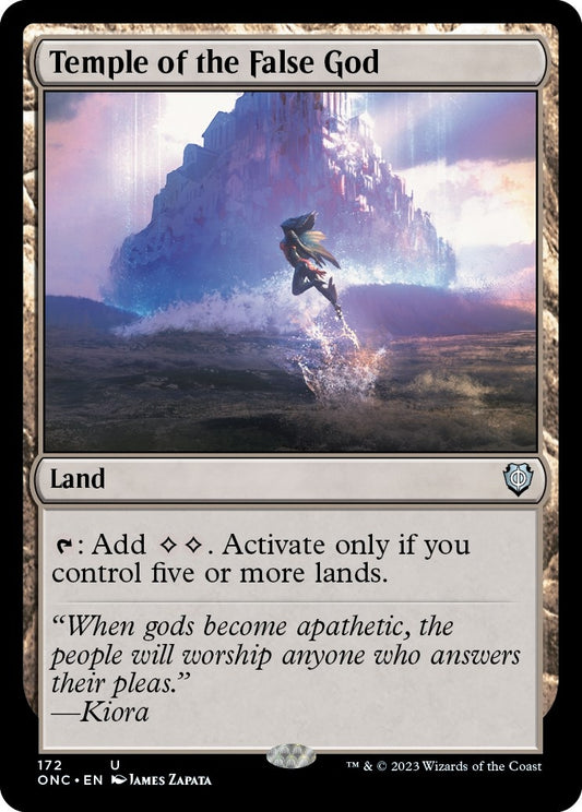 Image for Temple of the False God (172) (Commander: Phyrexia: All Will Be One) - Magic: The Gathering