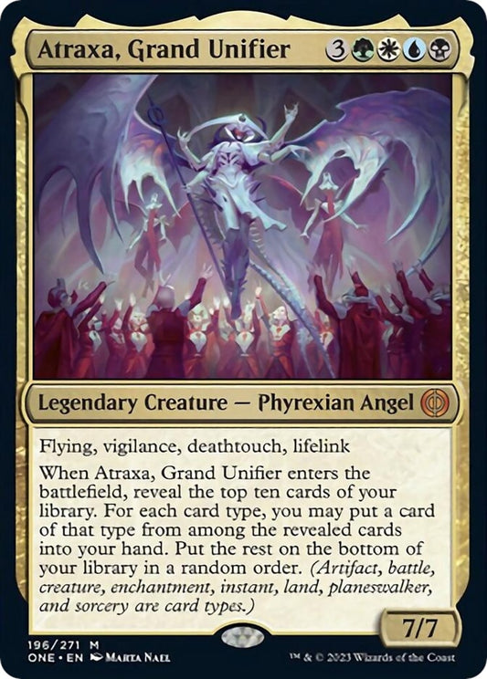 Image for Atraxa, Grand Unifier (196) (Phyrexia: All Will Be One) - Magic: The Gathering