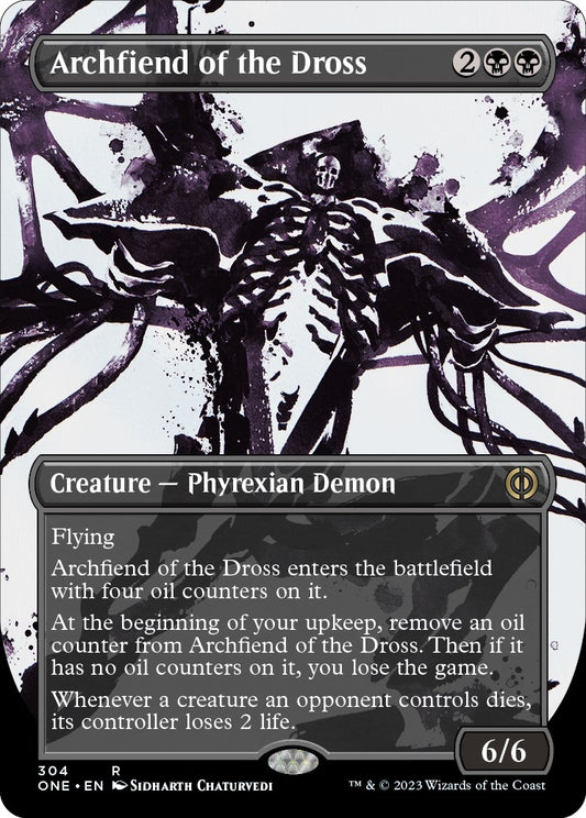 Image for Archfiend of the Dross (Showcase) (304) (Phyrexia: All Will Be One) - Magic: The Gathering