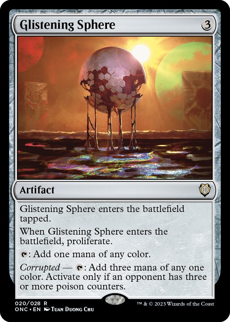 Image for Glistening Sphere (20) (Commander: Phyrexia: All Will Be One) - Magic: The Gathering