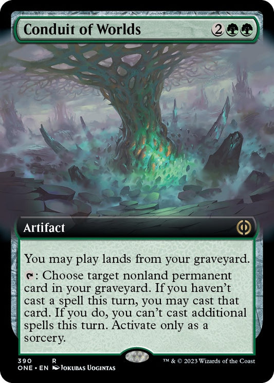 Image for Conduit of Worlds (Extended Art) (390) (Phyrexia: All Will Be One) - Magic: The Gathering