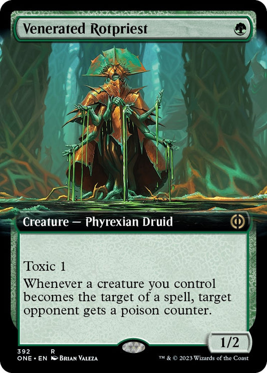 Image for Venerated Rotpriest (Extended Art) (392) (Phyrexia: All Will Be One) - Magic: The Gathering