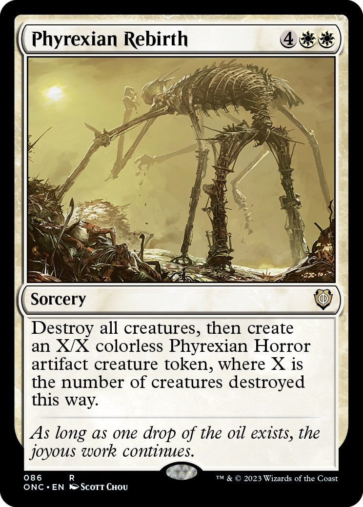 Image for Phyrexian Rebirth (86) (Commander: Phyrexia: All Will Be One) - Magic: The Gathering