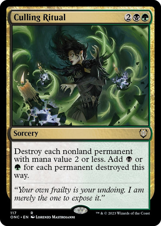 Image for Culling Ritual (117) (Commander: Phyrexia: All Will Be One) - Magic: The Gathering