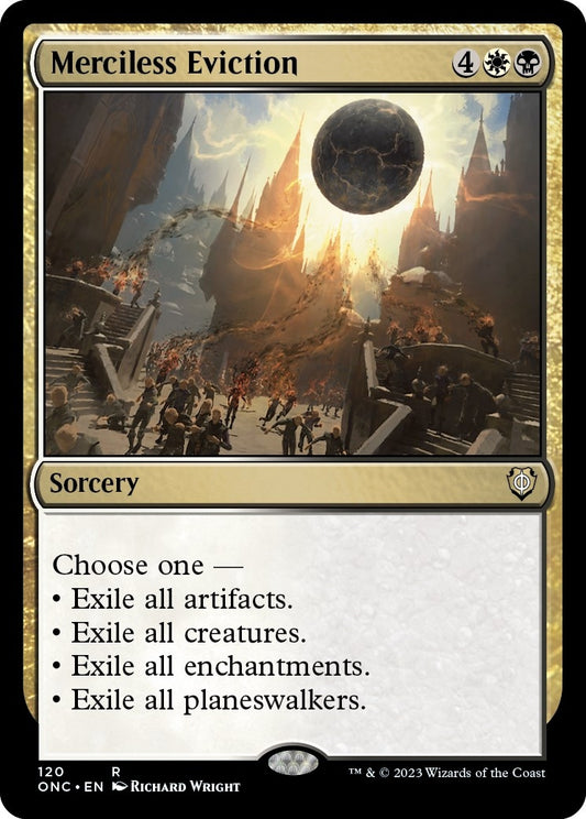 Image for Merciless Eviction (120) (Commander: Phyrexia: All Will Be One) - Magic: The Gathering