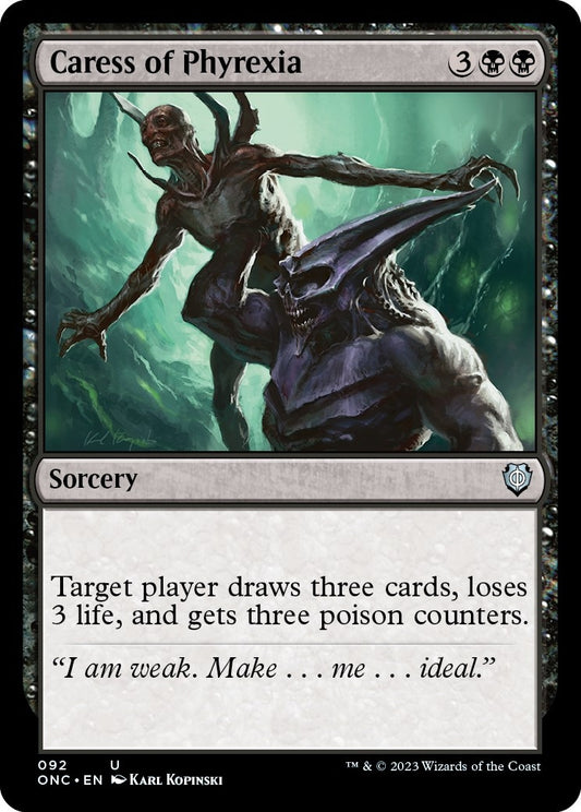 Image for Caress of Phyrexia (92) (Commander: Phyrexia: All Will Be One) - Magic: The Gathering