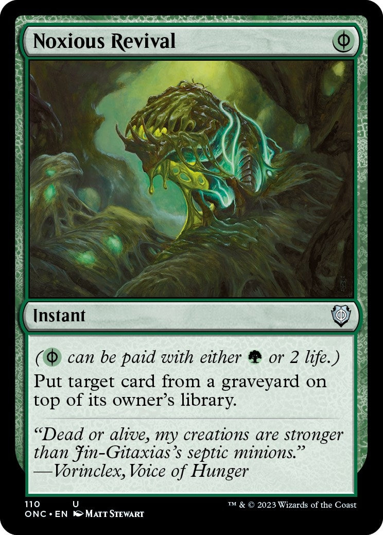 Image for Noxious Revival (110) (Commander: Phyrexia: All Will Be One) - Magic: The Gathering