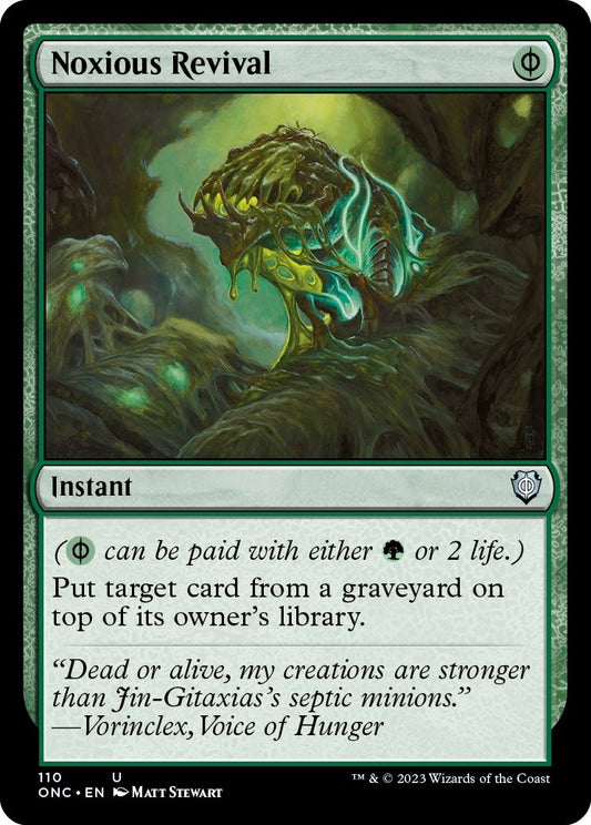 Image for Noxious Revival (110) (Commander: Phyrexia: All Will Be One) - Magic: The Gathering