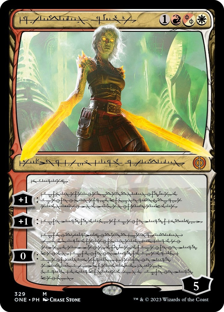 Image for Nahiri, the Unforgiving (Phyrexian) (329) (Phyrexia: All Will Be One) - Magic: The Gathering
