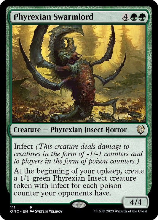 Image for Phyrexian Swarmlord (111) (Commander: Phyrexia: All Will Be One) - Magic: The Gathering