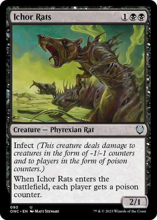 Image for Ichor Rats (93) (Commander: Phyrexia: All Will Be One) - Magic: The Gathering