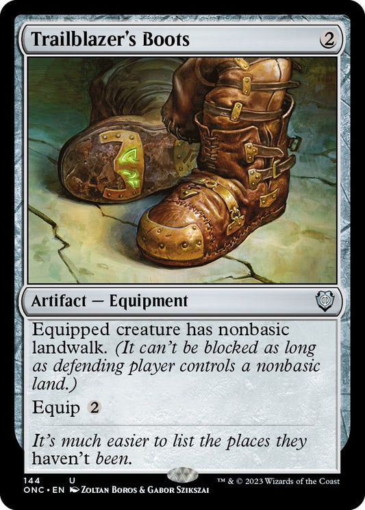 Image for Trailblazer's Boots (144) (Commander: Phyrexia: All Will Be One) - Magic: The Gathering