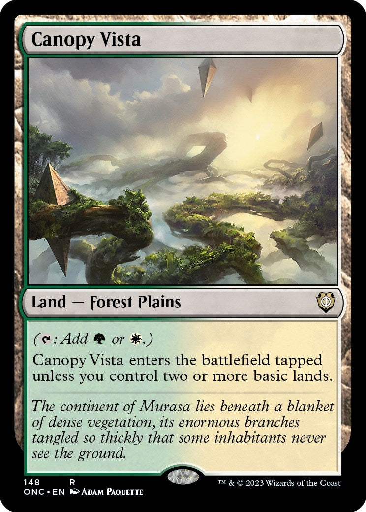 Image for Canopy Vista (148) (Commander: Phyrexia: All Will Be One) - Magic: The Gathering
