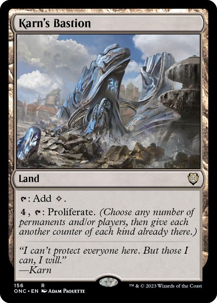 Image for Karn's Bastion (156) (Commander: Phyrexia: All Will Be One) - Magic: The Gathering