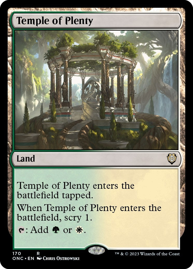 Image for Temple of Plenty (170) (Commander: Phyrexia: All Will Be One) - Magic: The Gathering