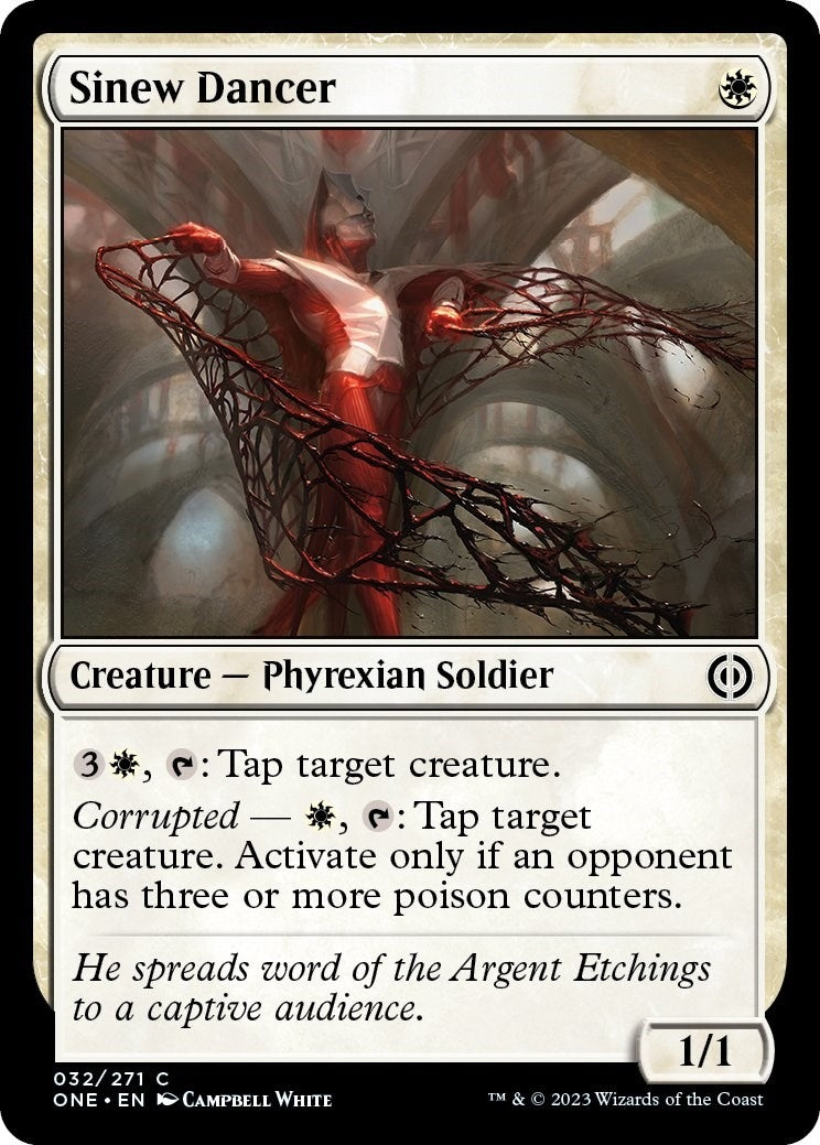 Image for Sinew Dancer (32) (Phyrexia: All Will Be One) - Magic: The Gathering