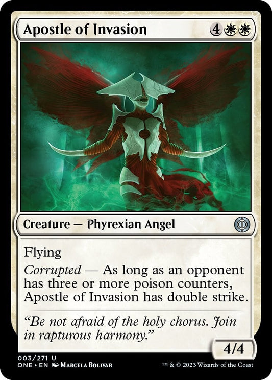 Image for Apostle of Invasion (3) (Phyrexia: All Will Be One) - Magic: The Gathering