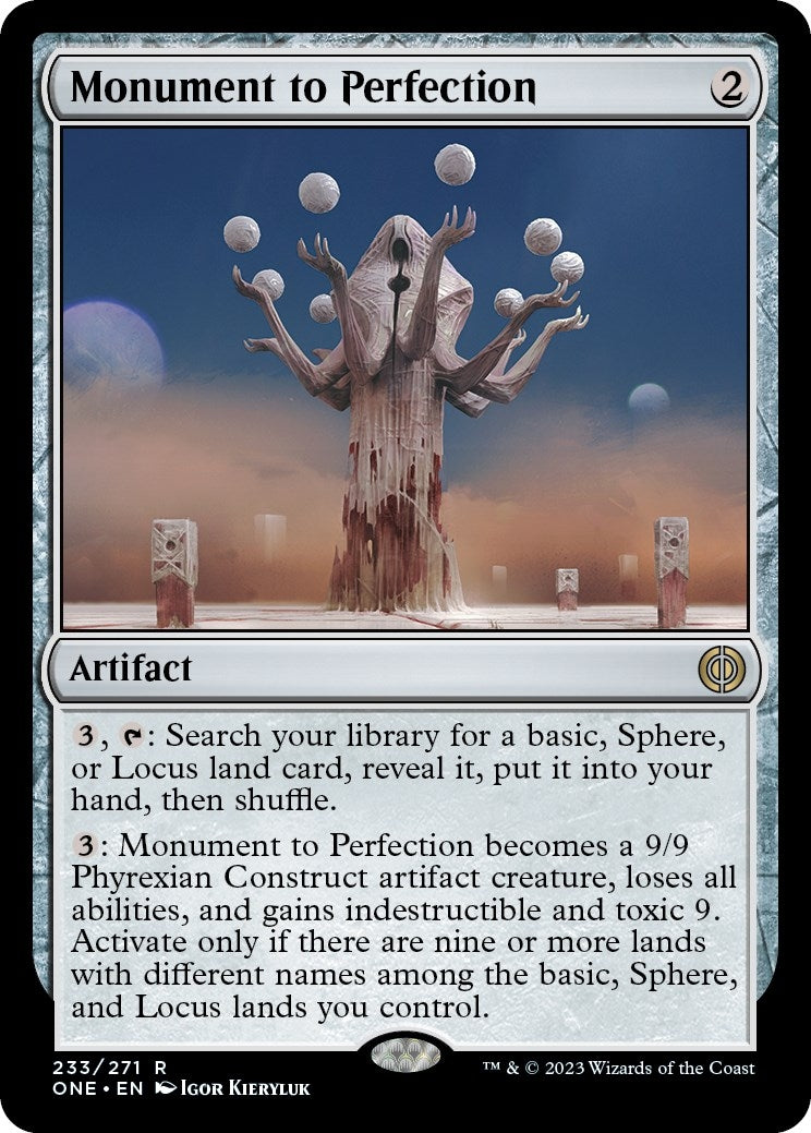 Image for Monument to Perfection (233) (Phyrexia: All Will Be One) - Magic: The Gathering