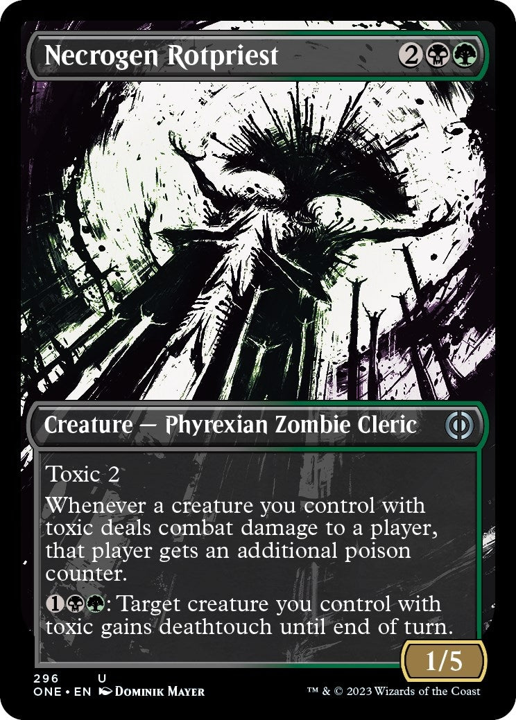Image for Necrogen Rotpriest (Showcase) (296) (Phyrexia: All Will Be One) - Magic: The Gathering