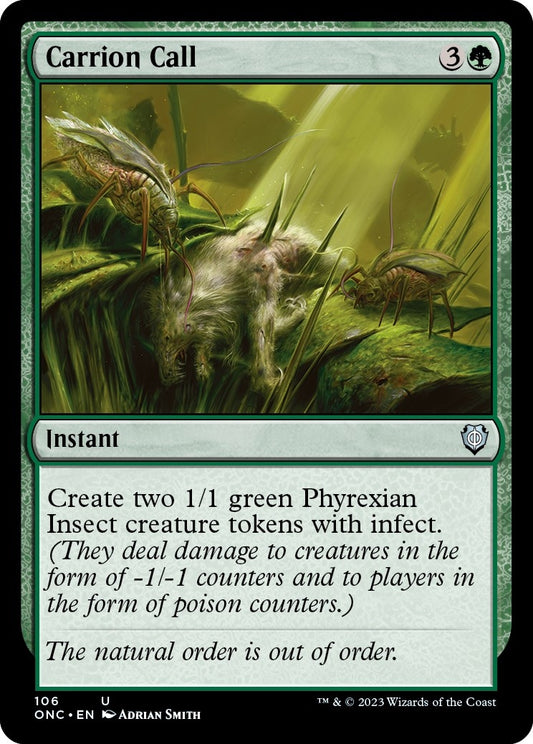 Image for Carrion Call (106) (Commander: Phyrexia: All Will Be One) - Magic: The Gathering