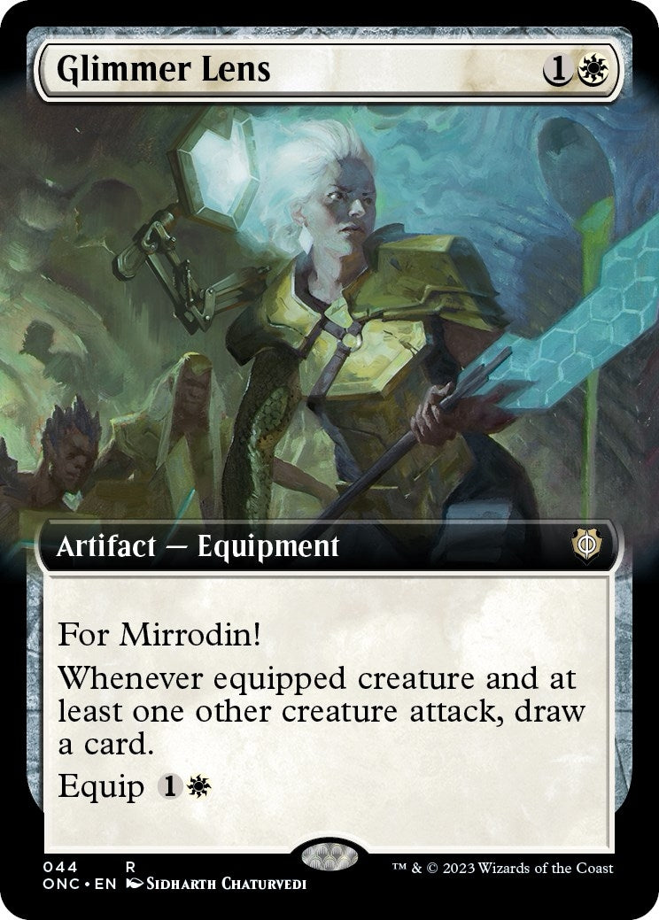Image for Glimmer Lens (Extended Art) (44) (Commander: Phyrexia: All Will Be One) - Magic: The Gathering