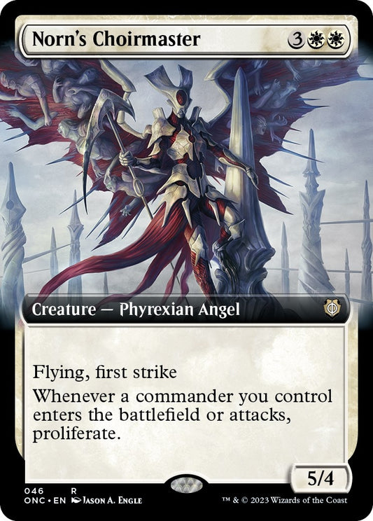 Image for Norn's Choirmaster (Extended Art) (46) (Commander: Phyrexia: All Will Be One) - Magic: The Gathering