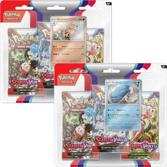 Image for Scarlet & Violet 3 Pack Blister [Set of 2] - Pokemon