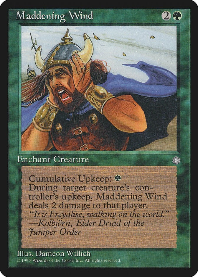 Image for Maddening Wind (Ice Age) - Magic: The Gathering