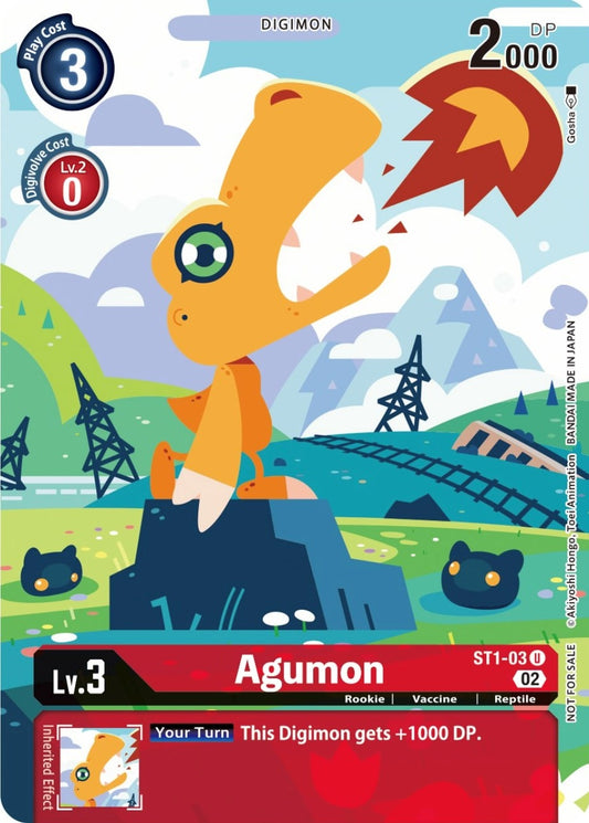 Image for Agumon (Digimon Illustration Competition Pack 2022) (ST1-03 U) (Dimensional Phase) - Digimon Card Game