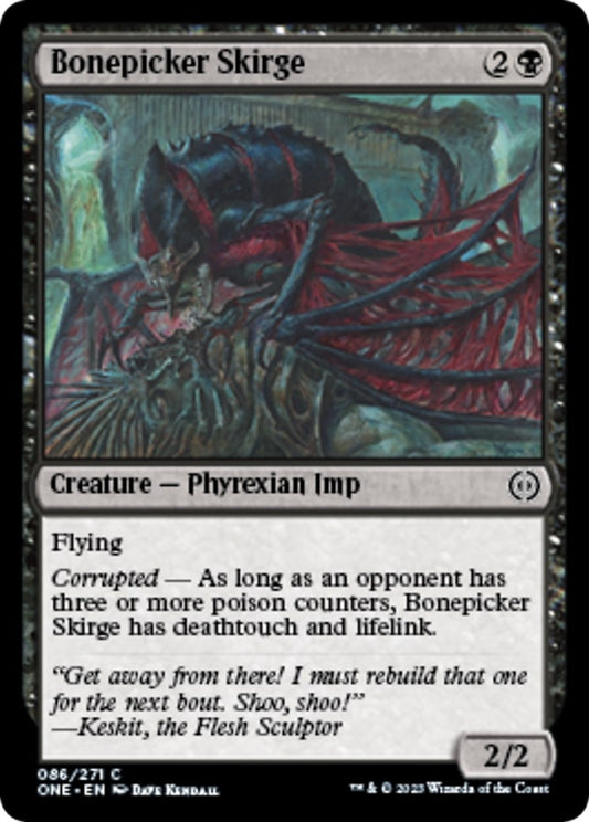 Image for Bonepicker Skirge (86) (Phyrexia: All Will Be One) - Magic: The Gathering