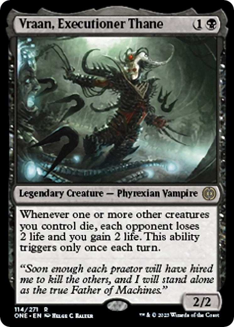 Image for Vraan, Executioner Thane (114) (Phyrexia: All Will Be One) - Magic: The Gathering
