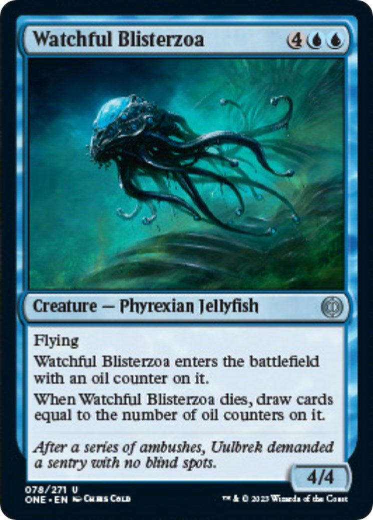 Image for Watchful Blisterzoa (78) (Phyrexia: All Will Be One) - Magic: The Gathering