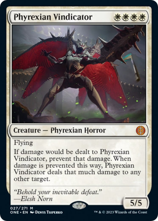 Image for Phyrexian Vindicator (27) (Phyrexia: All Will Be One) - Magic: The Gathering