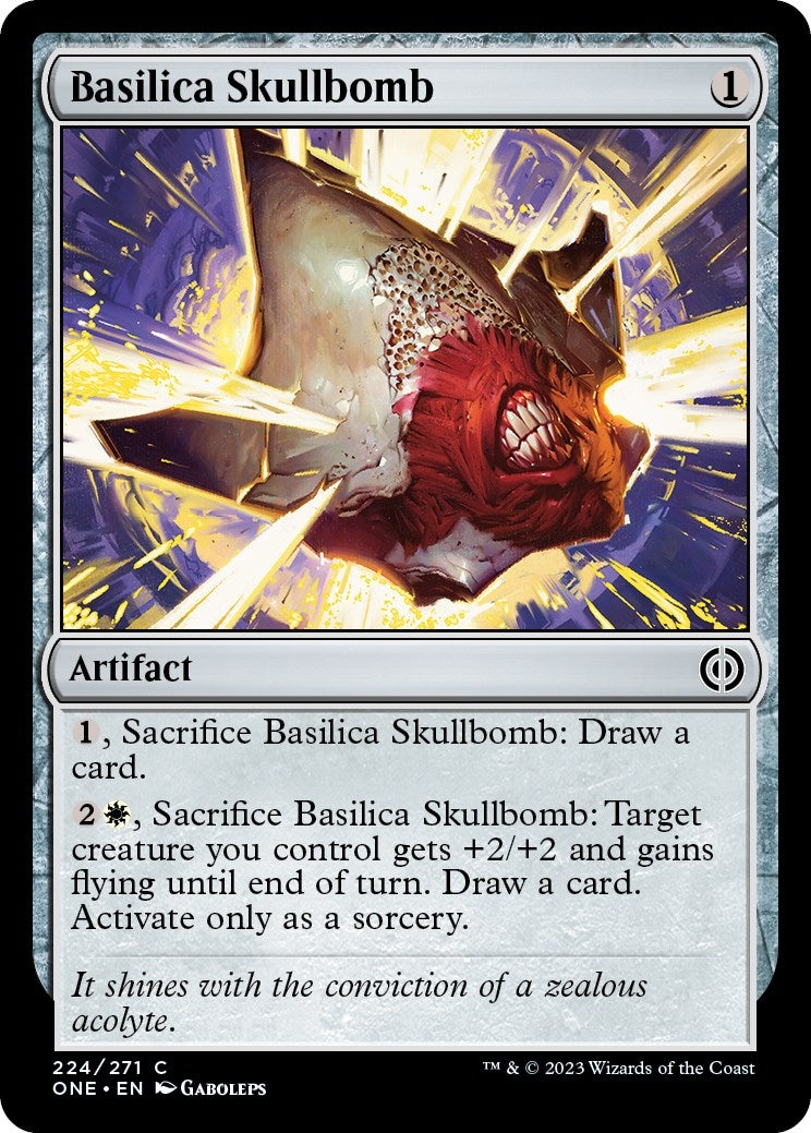 Image for Basilica Skullbomb (224) (Phyrexia: All Will Be One) - Magic: The Gathering