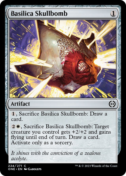 Image for Basilica Skullbomb (224) (Phyrexia: All Will Be One) - Magic: The Gathering
