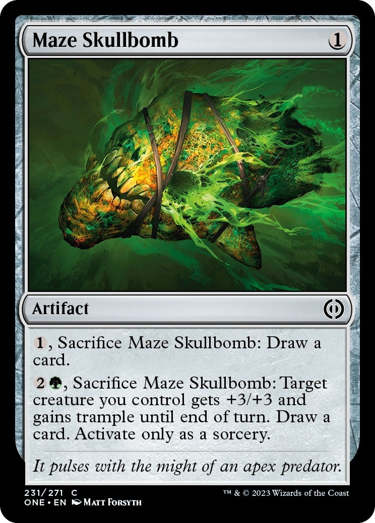 Image for Maze Skullbomb (231) (Phyrexia: All Will Be One) - Magic: The Gathering