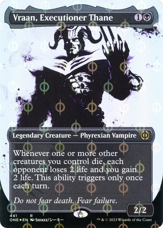 Image for Vraan, Executioner Thane (Showcase) (Step-and-Compleat Foil) (441) (Phyrexia: All Will Be One) - Magic: The Gathering