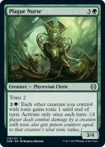 Image for Plague Nurse (179) (Phyrexia: All Will Be One) - Magic: The Gathering