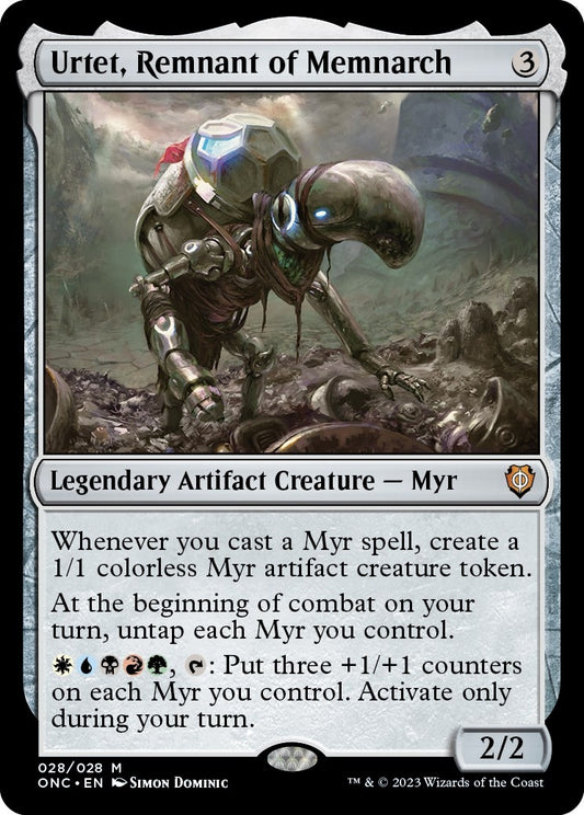 Image for Urtet, Remnant of Memnarch (28) (Commander: Phyrexia: All Will Be One) - Magic: The Gathering