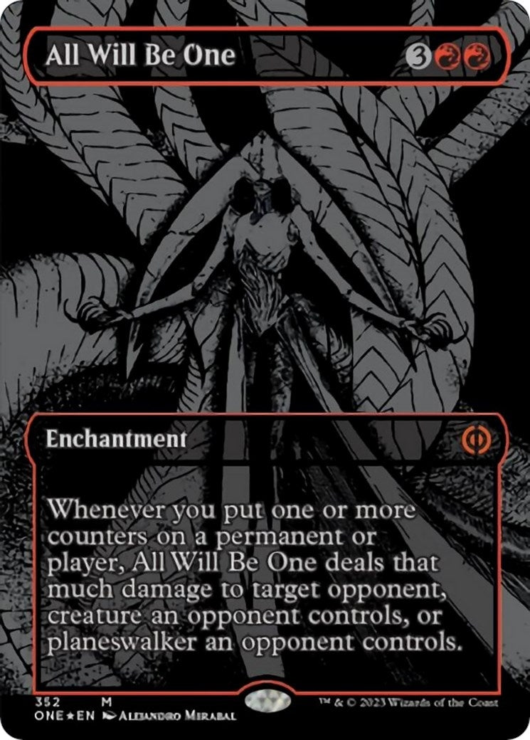 Image for All Will Be One (Oil Slick Raised Foil) (352) (Phyrexia: All Will Be One) - Magic: The Gathering
