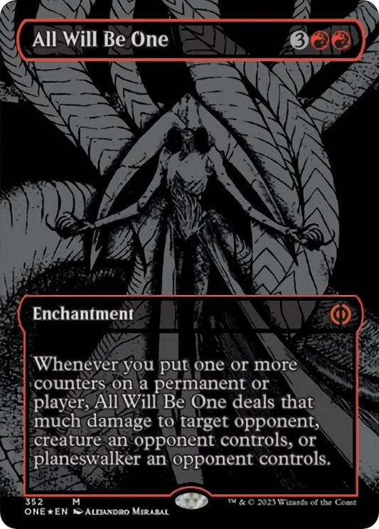 Image for All Will Be One (Oil Slick Raised Foil) (352) (Phyrexia: All Will Be One) - Magic: The Gathering