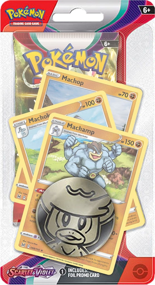 Image for Scarlet & Violet Premium Checklane Blister [Machamp] - Pokemon