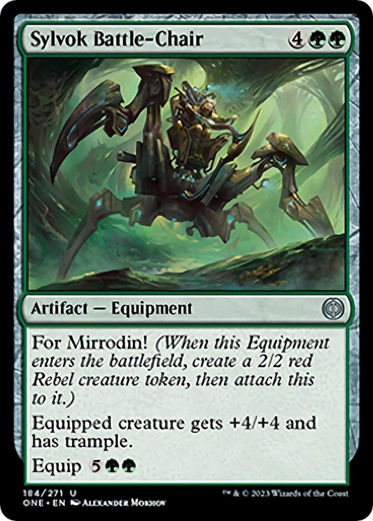 Image for Sylvok Battle-Chair (184) (Phyrexia: All Will Be One) - Magic: The Gathering