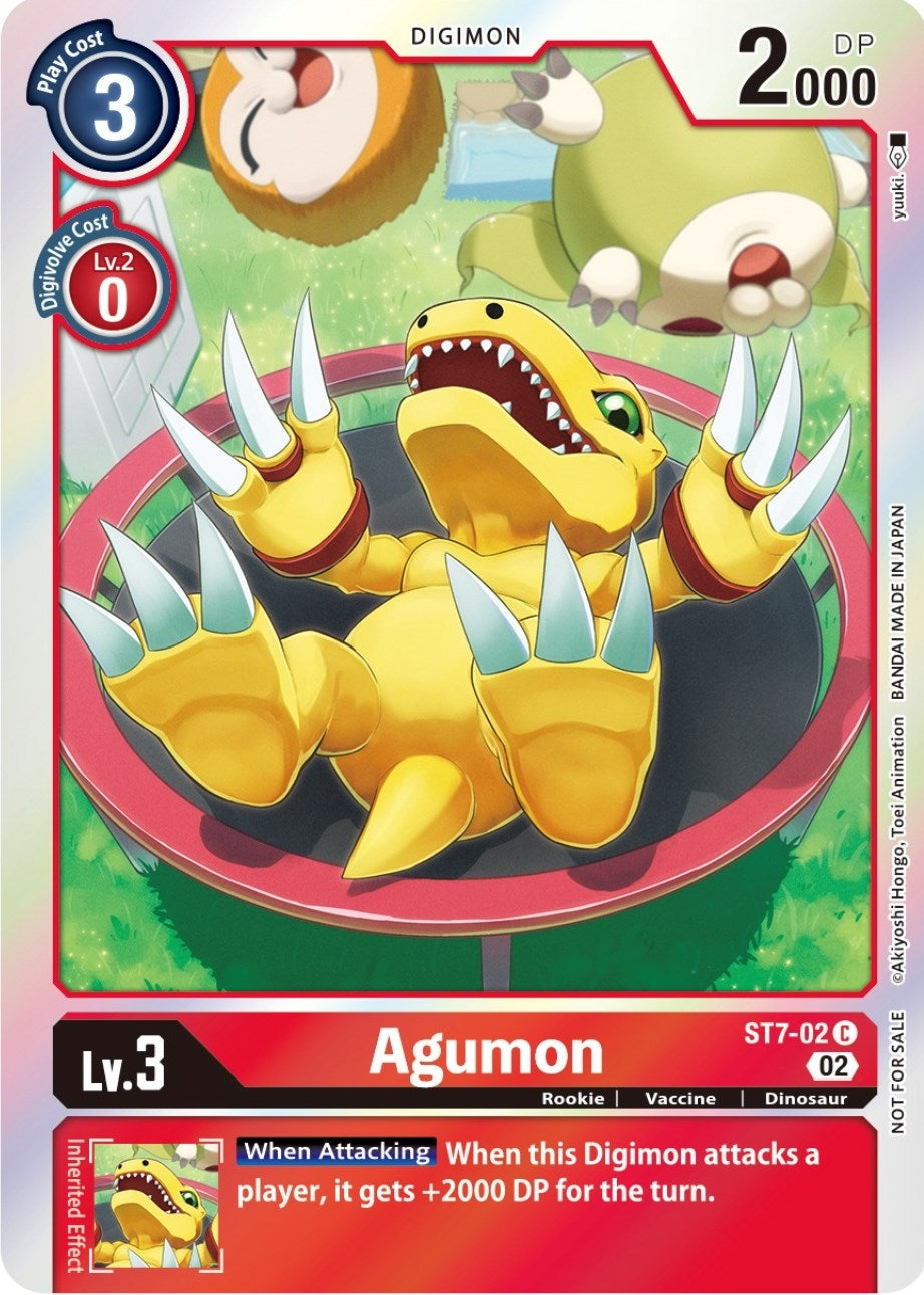 Image for Agumon (Official Tournament Pack Vol.8) (ST7-02 C) (Starter Deck 07: Gallantmon) - Digimon Card Game